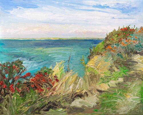 Reife Beeren am Meer / Vitsø / Ærø van Ute Meyer, Schilderij te koop op Singulart