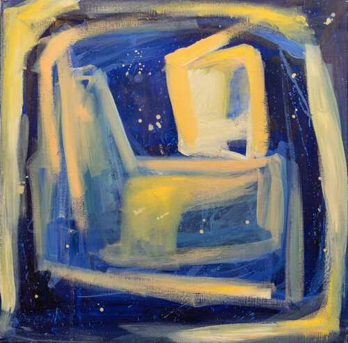 Dancing Square von Ute Meyer, Malerei kaufen auf Singulart