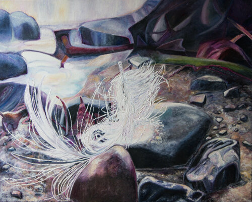 Feder VII by Ute Meyer, Painting for Sale on Singulart