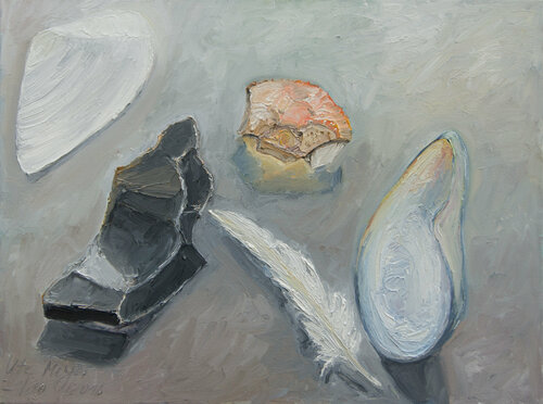 Vom Strand II von Ute Meyer, Malerei kaufen auf Singulart