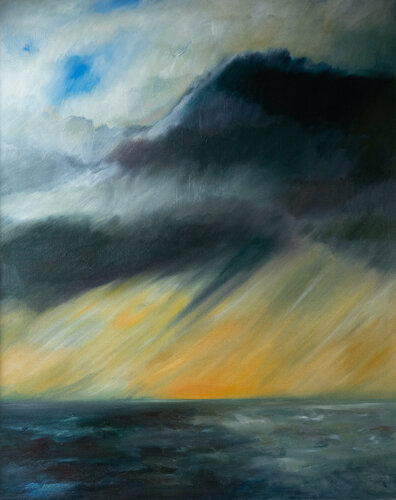 Gewitterstimmung de Ute Meyer, Pintura a la venta en Singulart