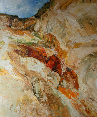 Steilküste von Ute Meyer, Malerei kaufen auf Singulart