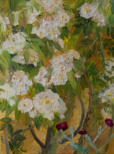 Rosen und Nelken van Ute Meyer, Schilderij te koop op Singulart