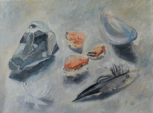 Vom Strand I von Ute Meyer, Malerei kaufen auf Singulart