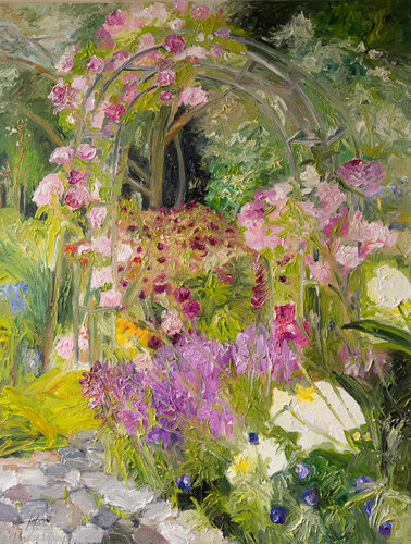 Rosenbogen II de Ute Meyer, Pintura a la venta en Singulart