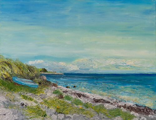 Osteee /Jørbæk Strand/ Ærø von Ute Meyer, Malerei kaufen auf Singulart