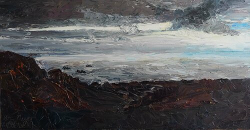 Am Abend/ Muckle Roe/ Shetland Ute Meyer