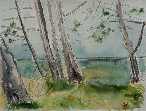 Osterby / DK by Ute Meyer, Work on Paper for Sale on Singulart