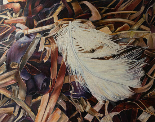 Feder VI di Ute Meyer, Pittura in vendita su Singulart