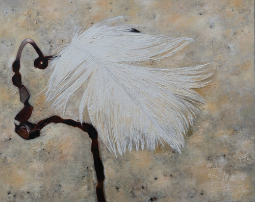 Feder VII by Ute Meyer, Painting for Sale on Singulart