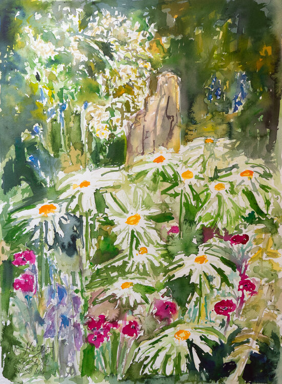 Garten im Juli Ute Meyer
