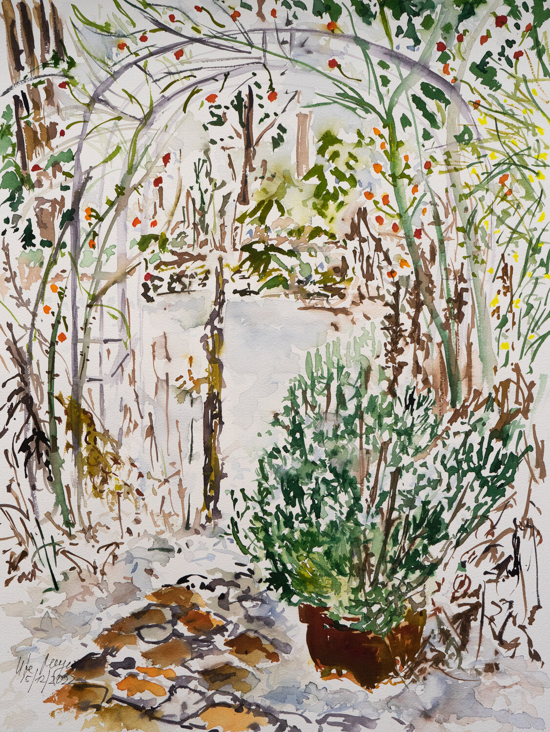 Teich im Dezember II Ute Meyer