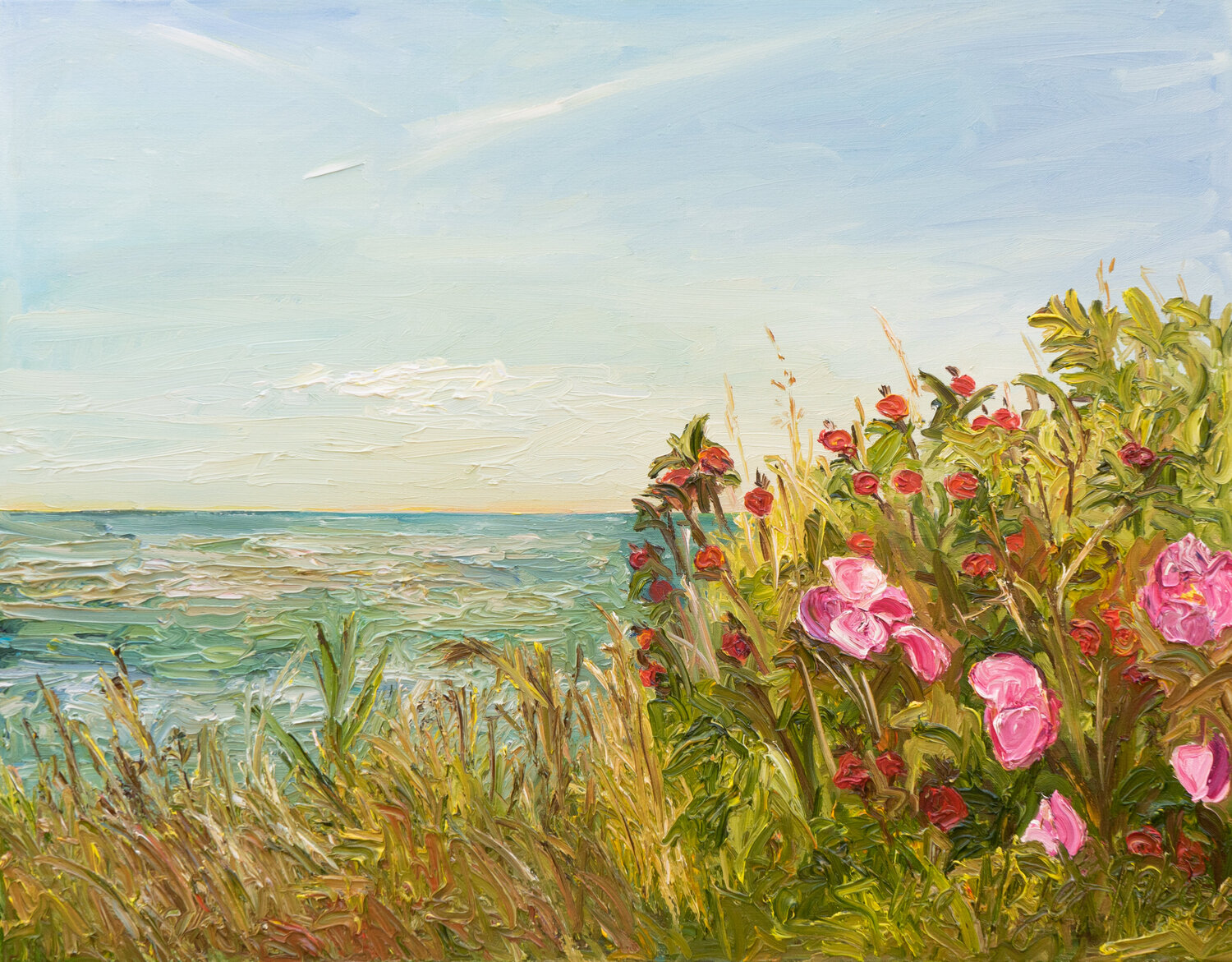 Vejsnæs Nakke / Ærø / Ostsee Ute Meyer Originalgemälde zu verkaufen
