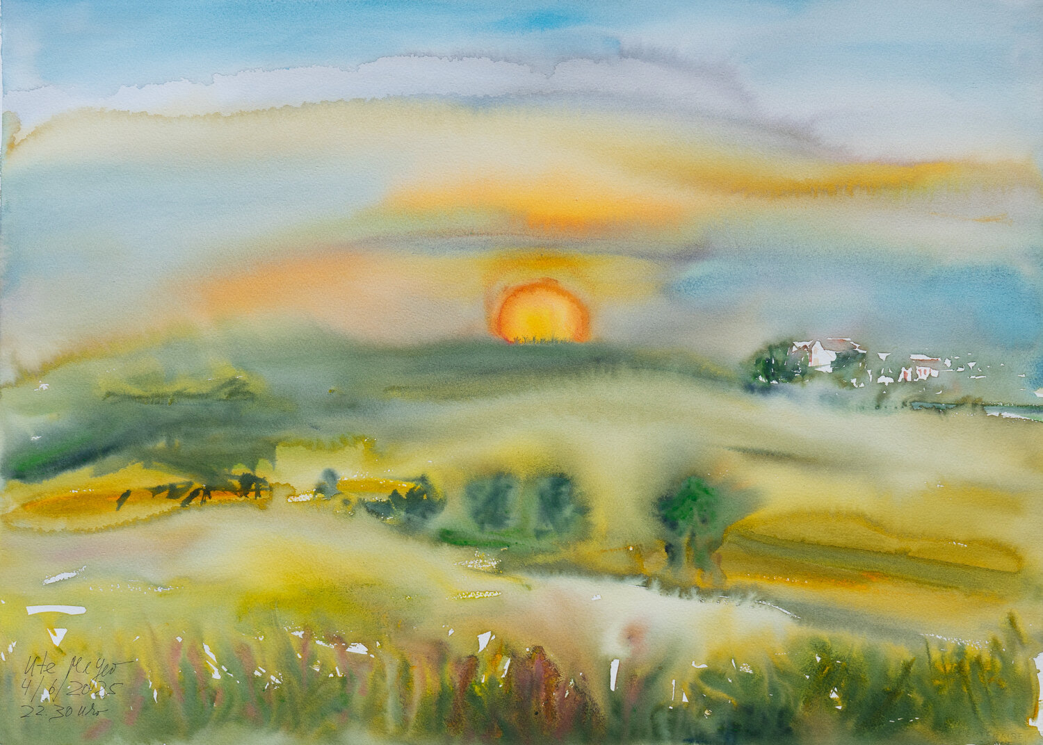 Sonnenuntergang / Sct. Albert / Ærø Ute Meyer