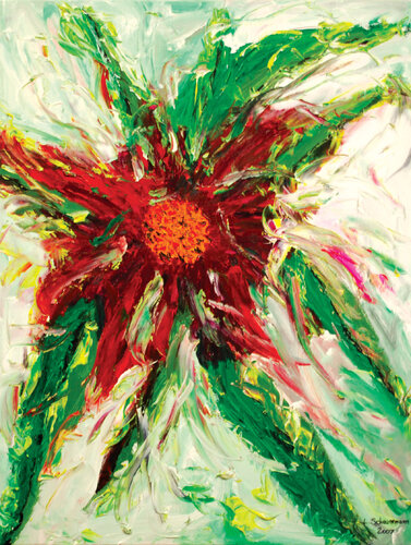 FLOWER WILD di lou scheuermann, Pittura in vendita su Singulart