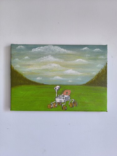 Is there life on Mars par Richard Morgan, Peinture en vente sur Singulart