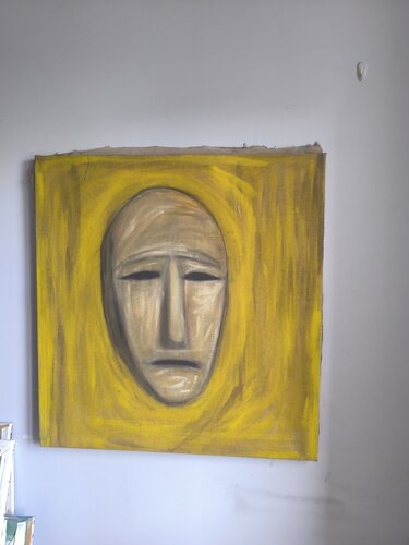 Mask by Richard Morgan, Painting for Sale on Singulart