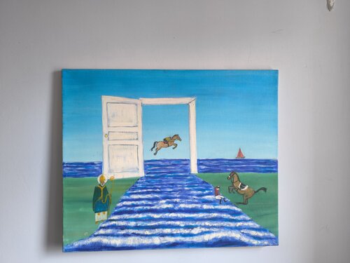 The celtic tiger van Richard Morgan, Schilderij te koop op Singulart