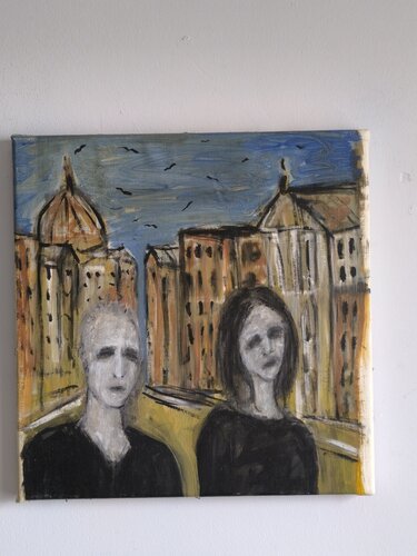 Love in time of Covid van Richard Morgan, Schilderij te koop op Singulart