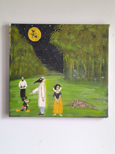 COVID 19 di Richard Morgan, Pittura in vendita su Singulart