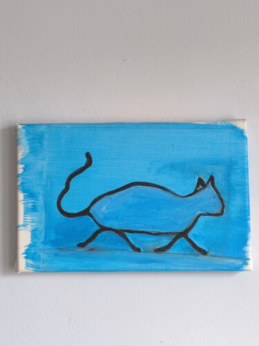 Cat di Richard Morgan, Pittura in vendita su Singulart
