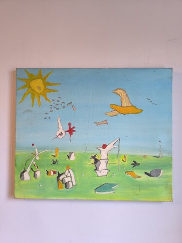 Behind the sun van Richard Morgan, Schilderij te koop op Singulart