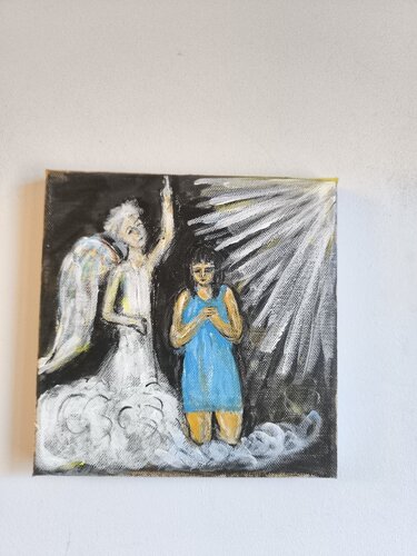 The annunciation van Richard Morgan, Schilderij te koop op Singulart