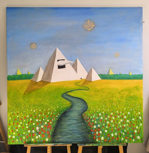 I rust not,yet dream of rain. de Richard Morgan, Pintura a la venta en Singulart