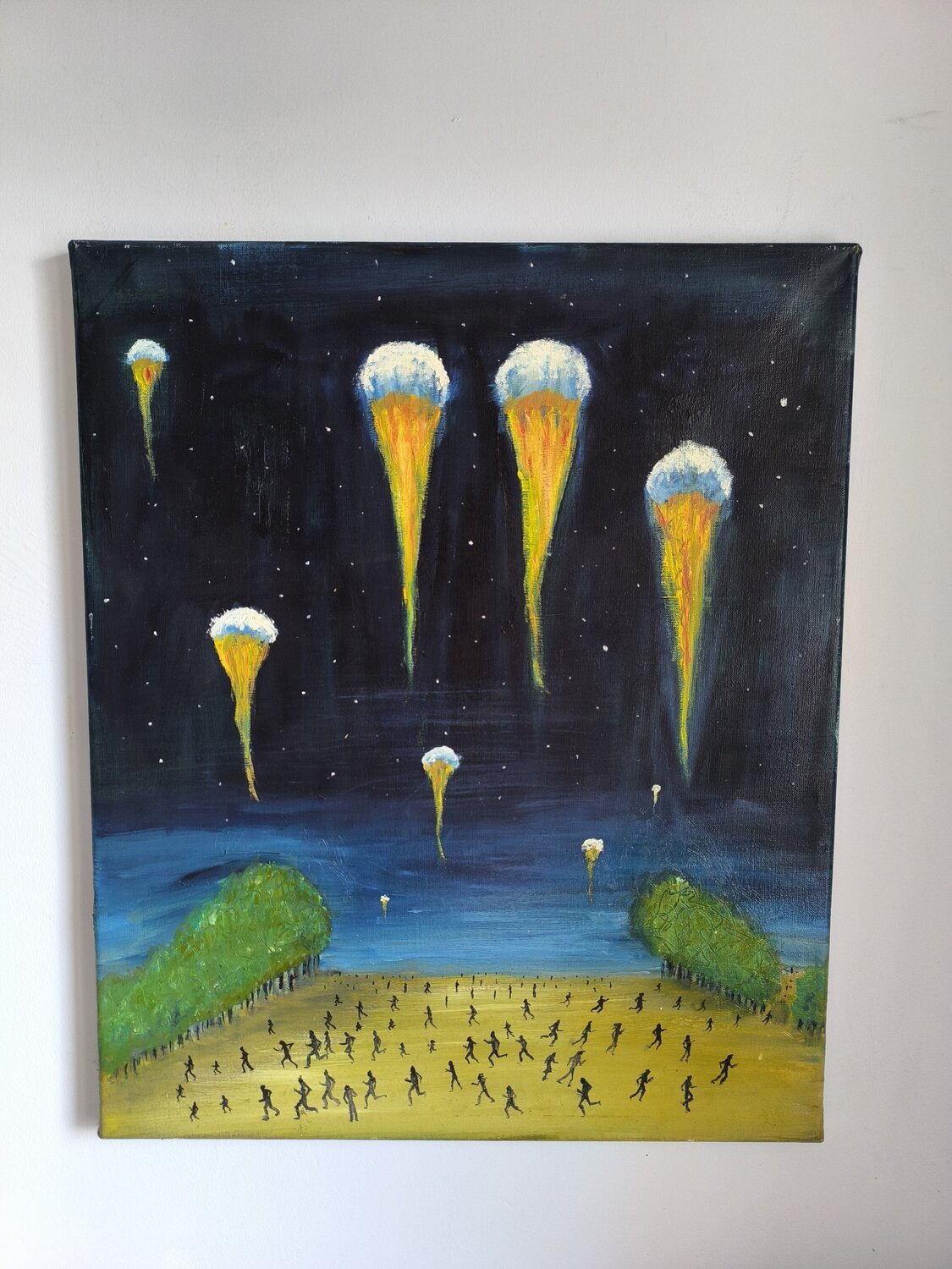 Allégorie de la condition humaine Richard Morgan Originalgemälde zu verkaufen