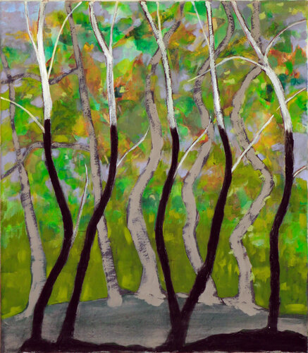 Troncs noirs van Jean-René Moeschler, Schilderij te koop op Singulart