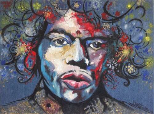 Jimi by Dieter Mutschler, Painting for Sale on Singulart