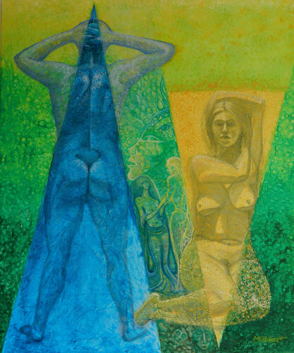 Animus und Anima von Dieter Mutschler, Malerei kaufen auf Singulart