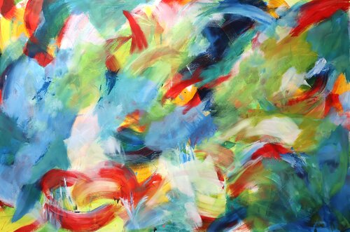 Currents and Crosswinds van Kate Hessling, Schilderij te koop op Singulart
