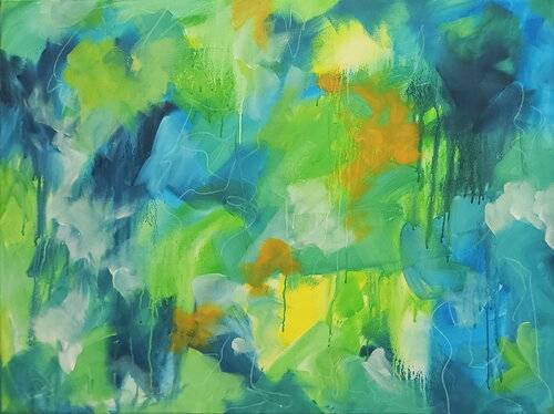 Tropical Days de Kate Hessling, Pintura a la venta en Singulart