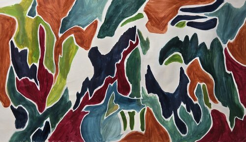 Topography of a Mindscape by Kate Hessling, 油畫 for Sale on Singulart