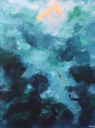 Awakening from a dream de Kate Hessling, Pintura a la venta en Singulart