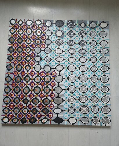 Dots di Laura Vizbule, Pittura in vendita su Singulart