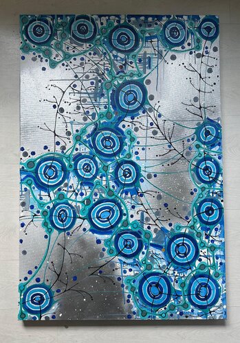 Water reflection von Laura Vizbule, Malerei kaufen auf Singulart