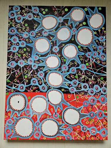 Light at night von Laura Vizbule, Malerei kaufen auf Singulart