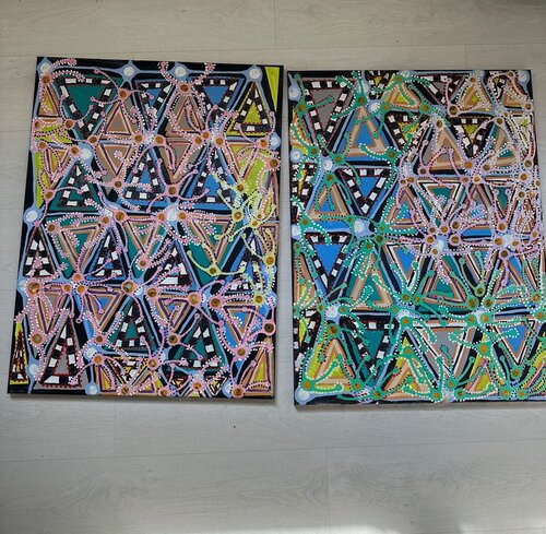 Triangle de Laura Vizbule, Pintura a la venta en Singulart