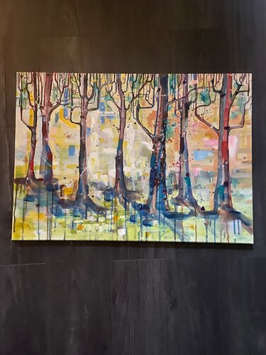 Tree van Laura Vizbule, Schilderij te koop op Singulart