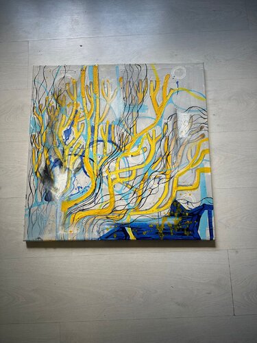 Spring time di Laura Vizbule, Pittura in vendita su Singulart