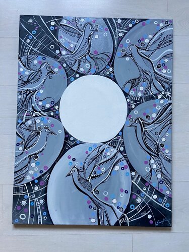 Winter dream van Laura Vizbule, Schilderij te koop op Singulart