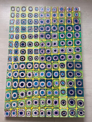 Cercles di Laura Vizbule, Pittura in vendita su Singulart
