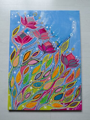 Spring time by Laura Vizbule, 회화 for Sale on Singulart