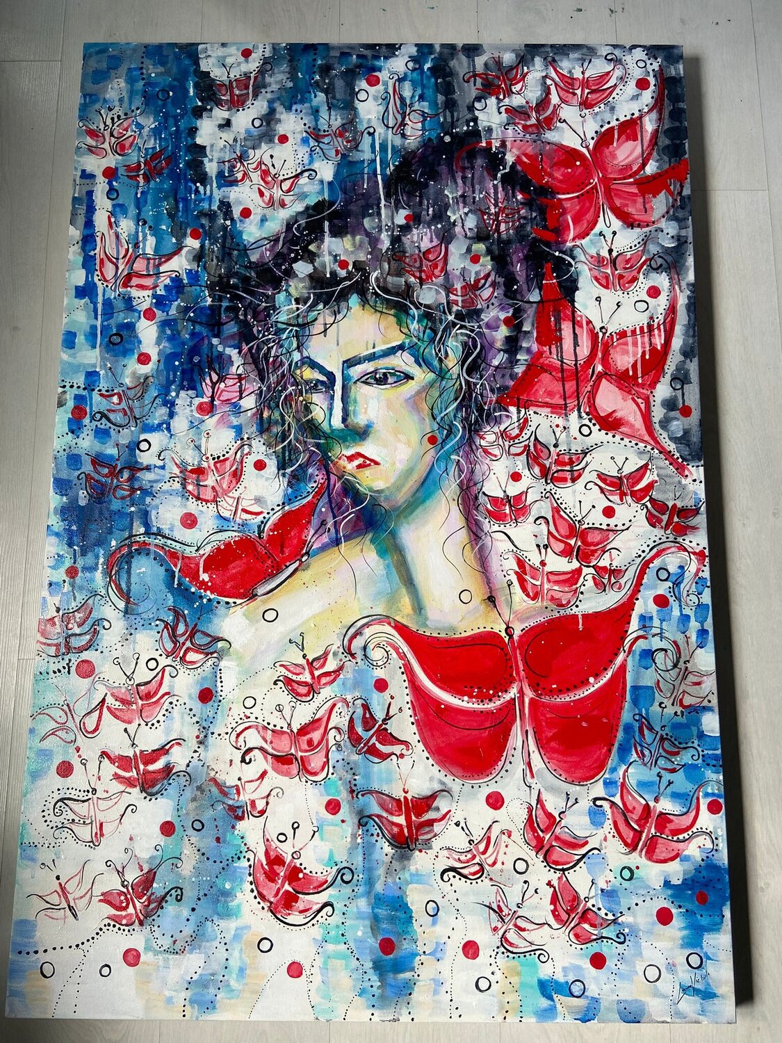 Buterflies rain Laura Vizbule