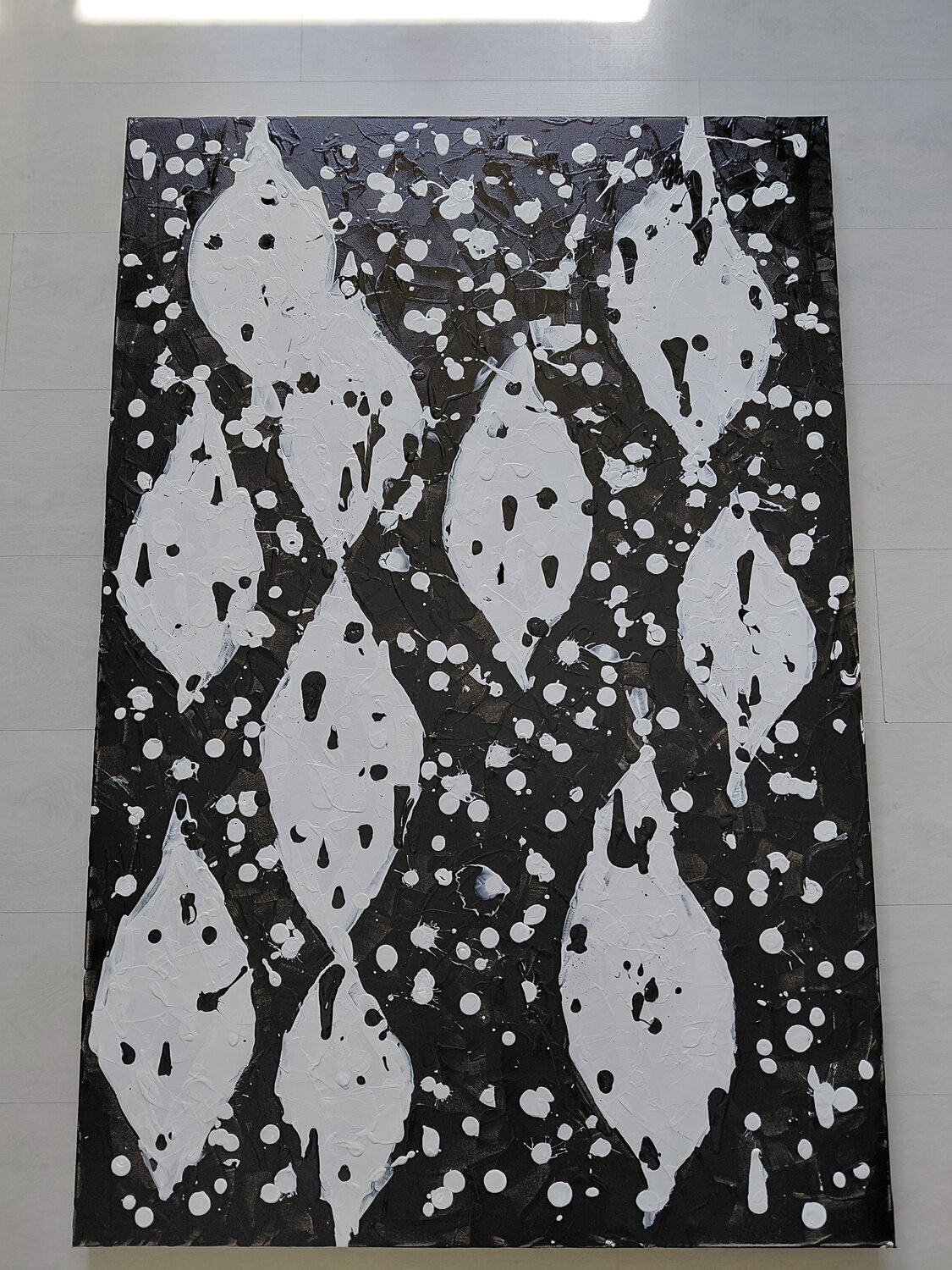 Movment Laura Vizbule Origineel schilderij te koop