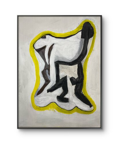 Prehistoric dance par Mónica Andina, Peinture en vente sur Singulart