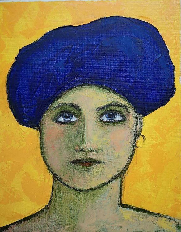 Blue Turban Tessa Thonett
