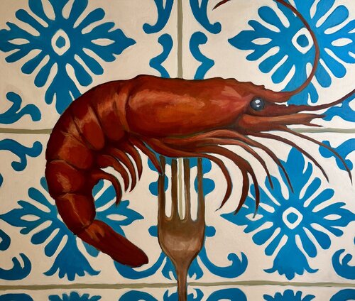 Azulejo à la Carte by Irene Haney, Painting for Sale on Singulart